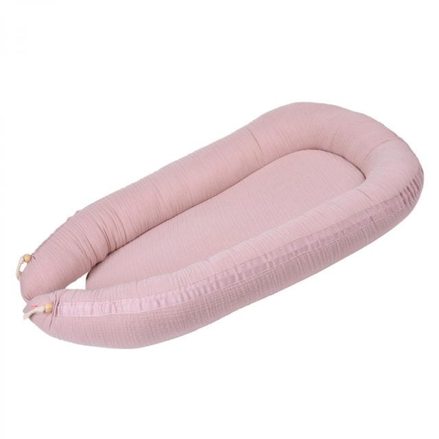 Babynest Muslin - Ljusrosa Kikadu