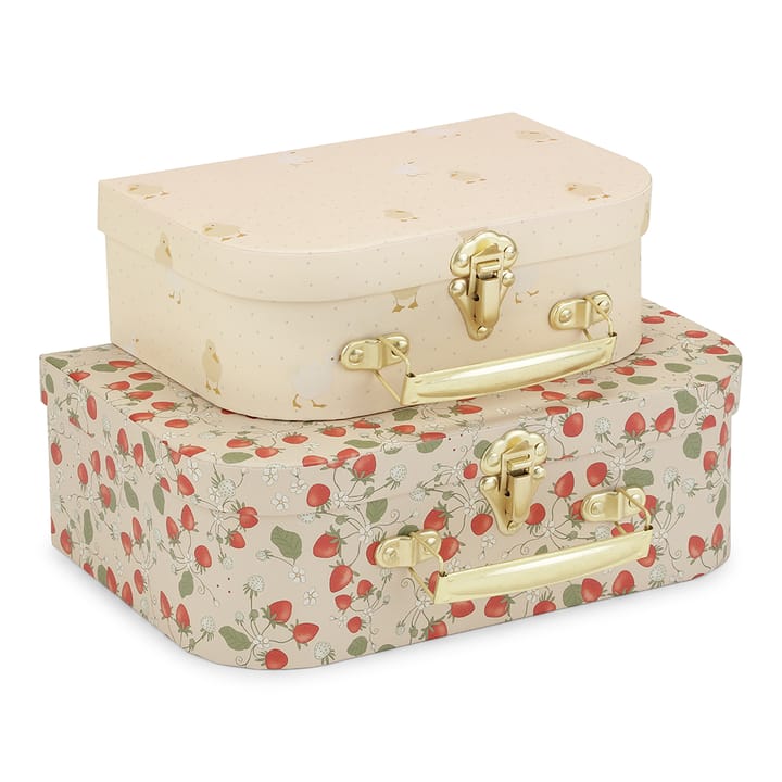 2-Pack Resväskor - Confiture/Duckling  Konges Slöjd