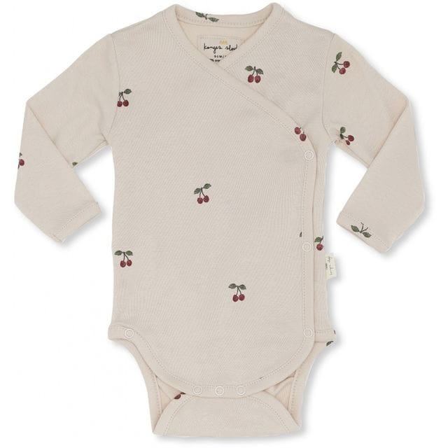 Newborn Omlottbody Deux Cherry/Blush Konges Slöjd
