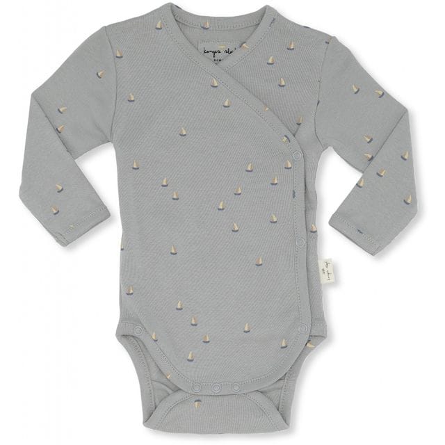 Newborn Omlottbody Deux Mille Marine Off White Konges Slöjd