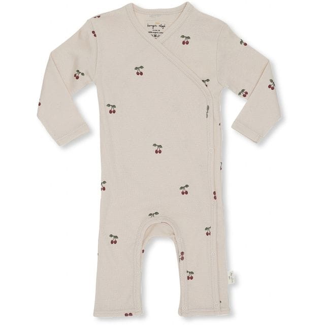 Newborn Onesie/Pyjamas Deux Cherry/Blush Konges Slöjd