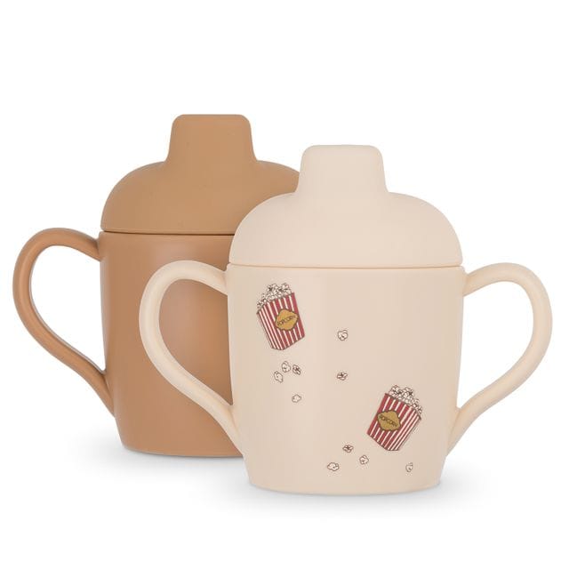 Pipmugg 2-pack - Popcorn/Light Brown