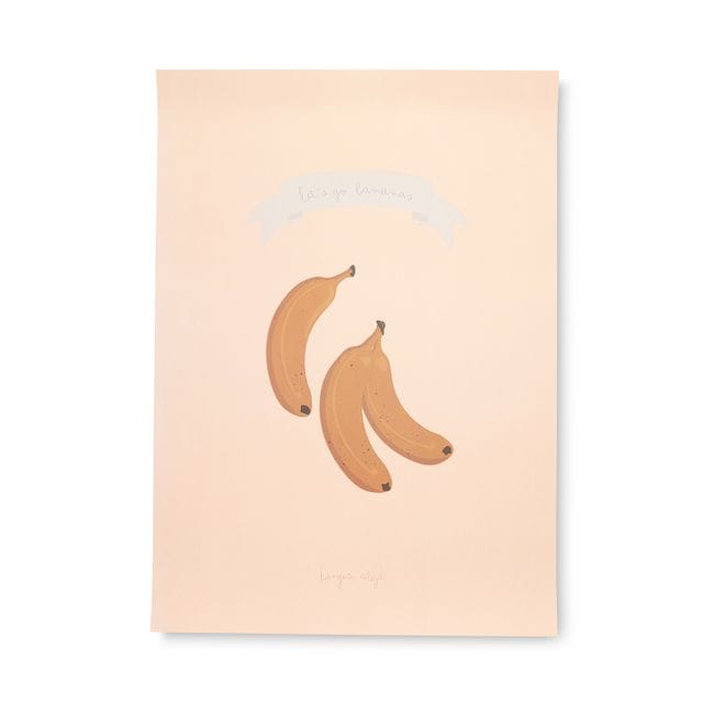 Poster - Let's Go Bananas Konges Slöjd