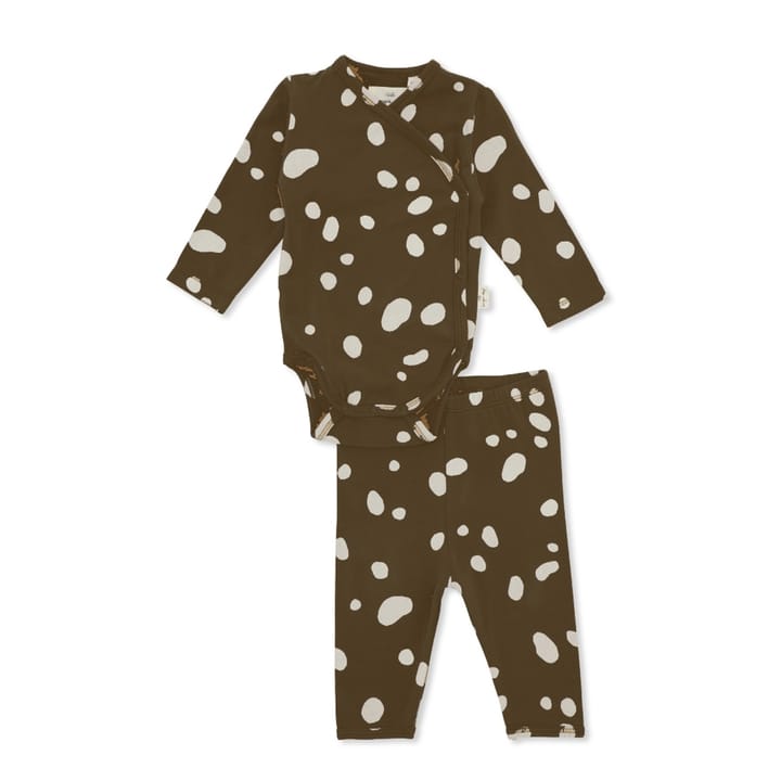 Pyjamas Nyfödd - Deer Brown Konges Slöjd