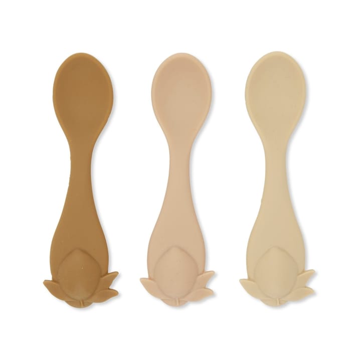 Silikonsked 3-pack - Rose Mix Konges Slöjd