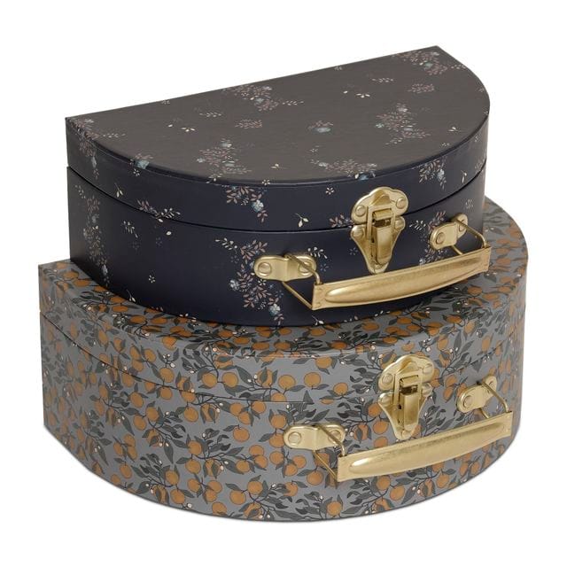 Väskor 2-pack - Orangery Blue/Nostalgie Blue Konges Slöjd