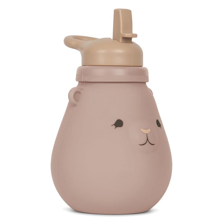 Vattenflaska Silikon Teddy - Blush Konges Slöjd