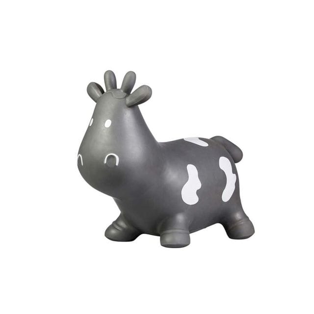 Bouncing Cow Hoppleksak - Dark Grey KREA