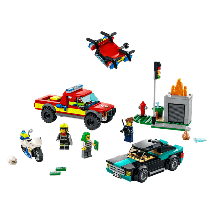 City 60319 Brandräddning och polisjakt Lego