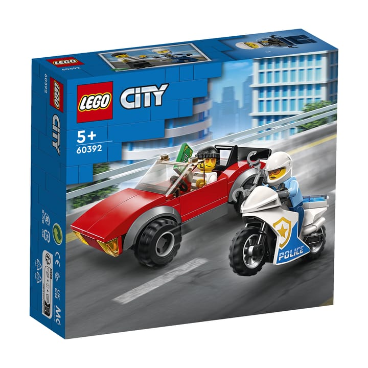City 60392 Biljakt med polismotorcykel LEGO
