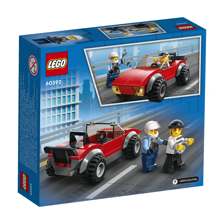 City 60392 Biljakt med polismotorcykel LEGO