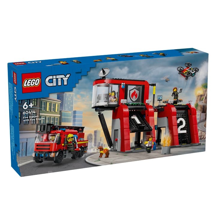 City Fire 60414 Brandstation med brandbil LEGO