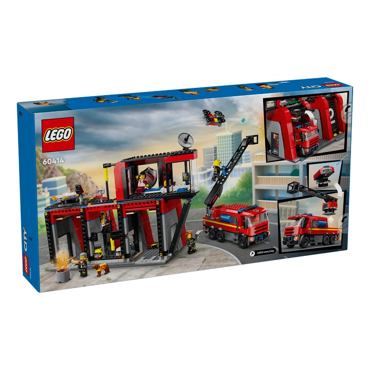 City Fire 60414 Brandstation med brandbil LEGO