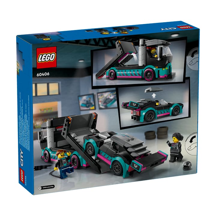 City Great Vehicles 60406 Racerbil och biltransport LEGO