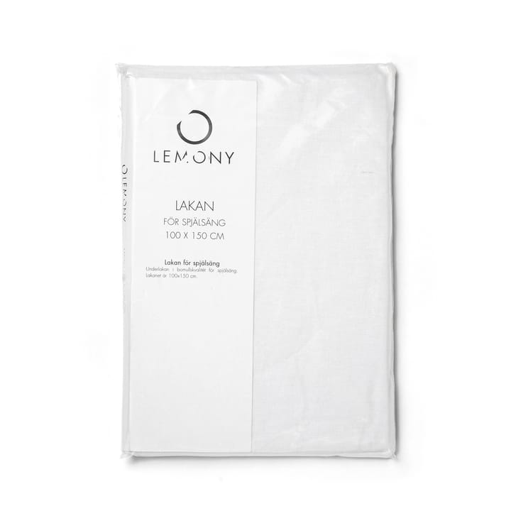 Underlakan Spjälsäng - Vit Lemony