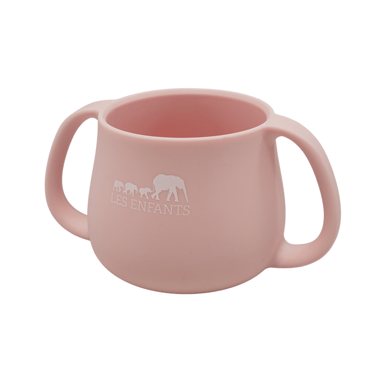 Mugg Med Handtag Silikon - Rosa Les Enfants