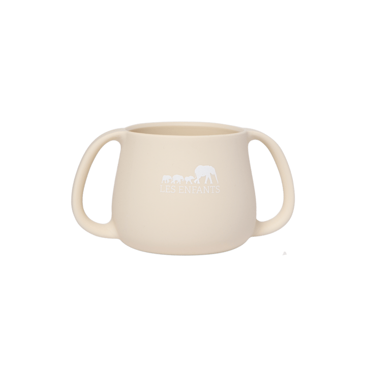 Mugg Med Handtag Silikon - Sand Les Enfants