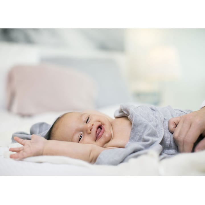 Muslin Filt 2-Pack - Grå/Vit Les Enfants