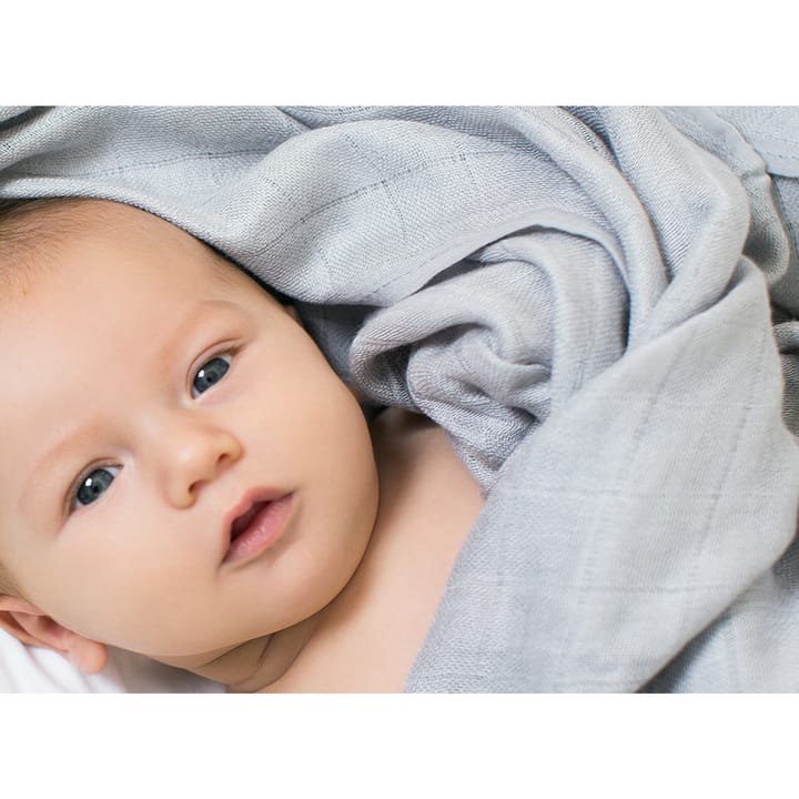 Muslin Filt 2-Pack - Grå/Vit Les Enfants