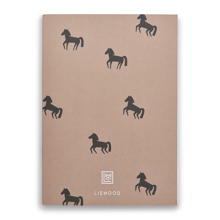 Anteckningsbok Jae Medium - Horses/Dark Rosetta Liewood