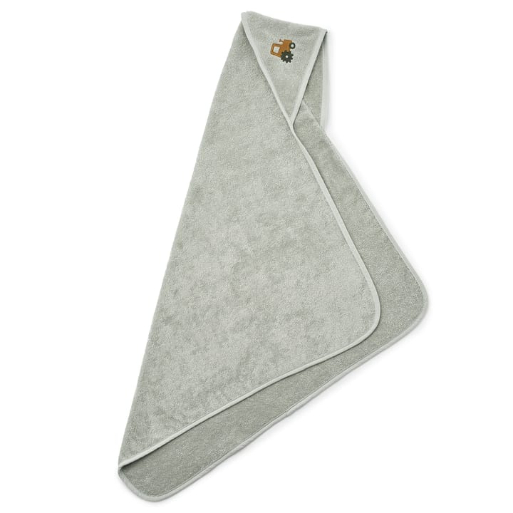 Badcape Baby Batu - Vehicles Dove Blue Liewood