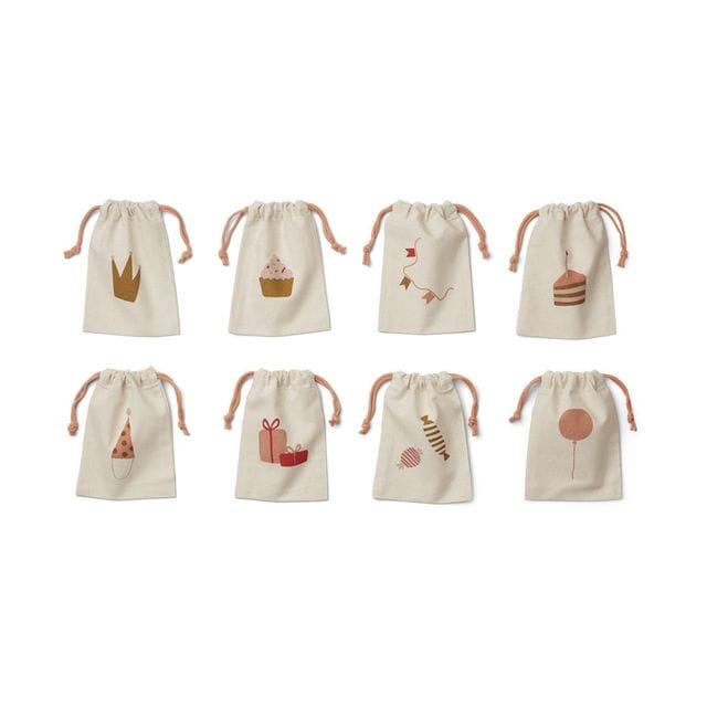 Darcey Dust Bag 8-Pack - Birthday Multi Mix Liewood