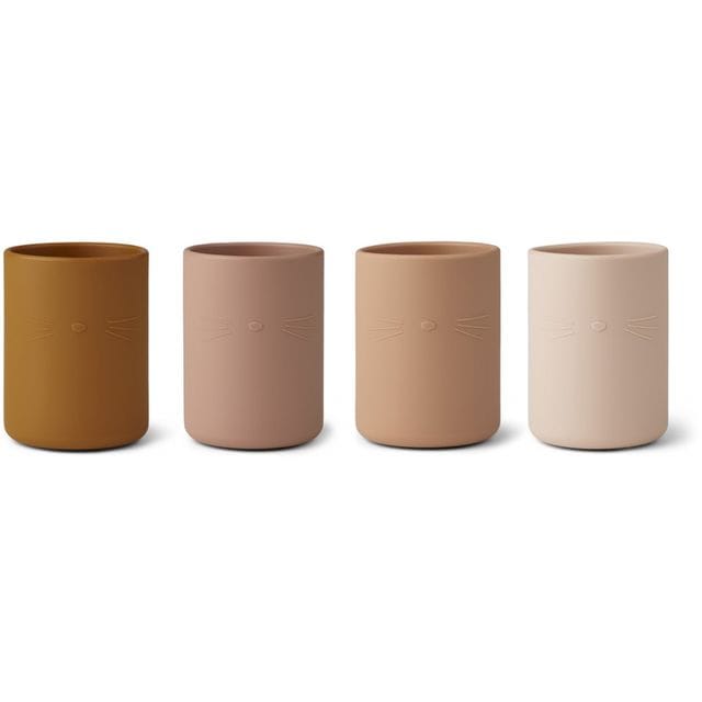 Ethan Mugg 4-Pack - Cat Rose Multi Mix Liewood