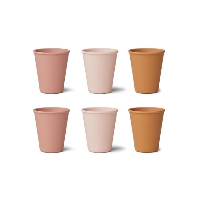 Gertrud Bamboo Cup 6-pack - Rose Multi Mix Liewood