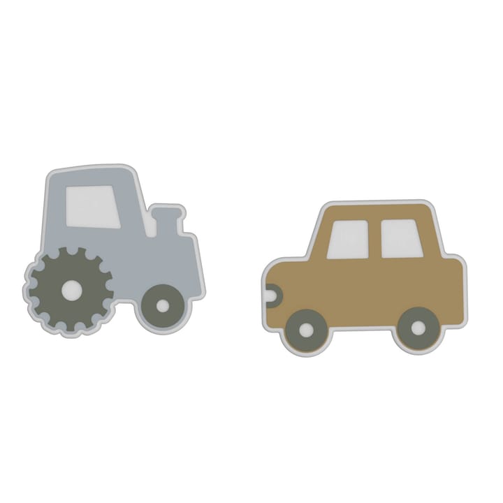 Gia Bitleksak 2-pack - Vehicles/Blue Fog