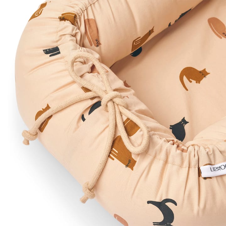 Gro Babynest Classic - Miauw/Apple Blossom Mix Liewood
