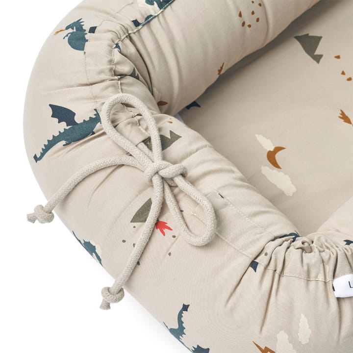 Gro Babynest Classic - Little Dragon/Dark Sandy Mix Liewood