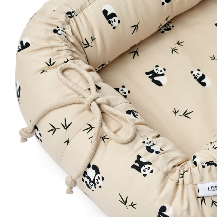 Gro Babynest Classic - Panda Play/Sea Shell Mix Liewood
