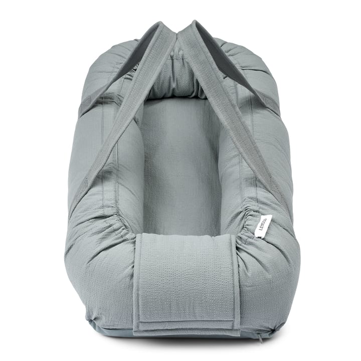 Gro Babynest Classic - Blue Fog Liewood