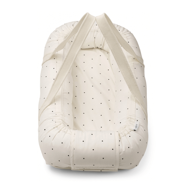 Gro Babynest Classic - Classic Dot Creme De La Creme Liewood
