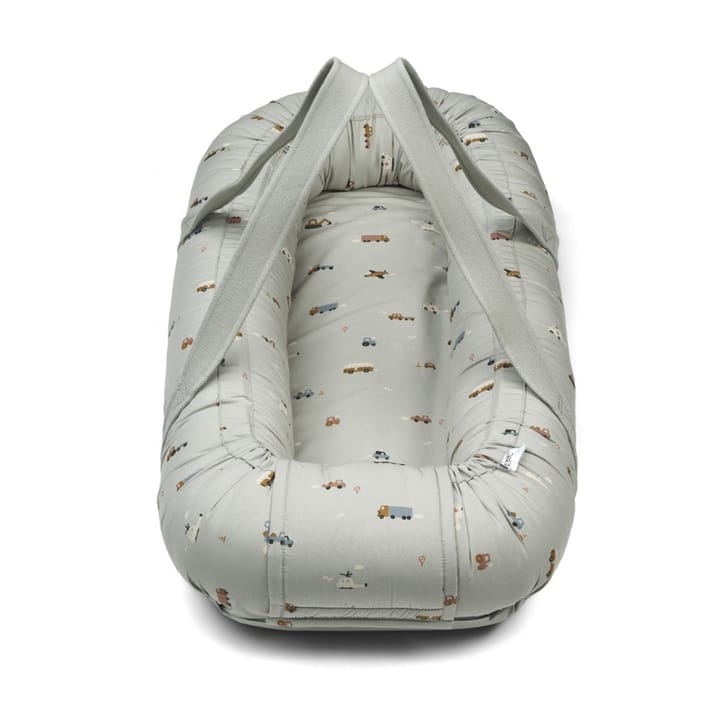 Gro Babynest Classic - Vehicles/Dove Blue Mix Liewood