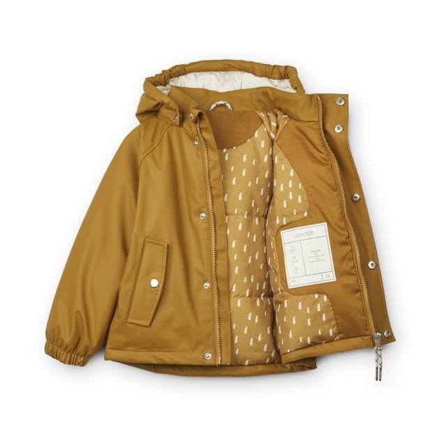 Ivy Fodrat Regnset - Golden Caramel Liewood