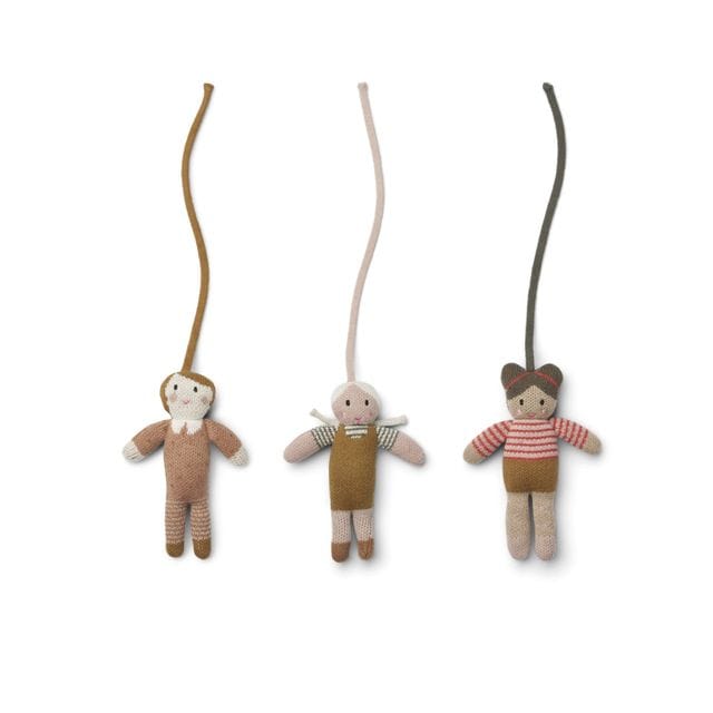 Jones Leksaker Till Babygym 3-pack - Doll Rose Multi Mix Liewood