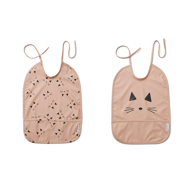 Lai Haklapp 2-pack - Cat Rose Liewood