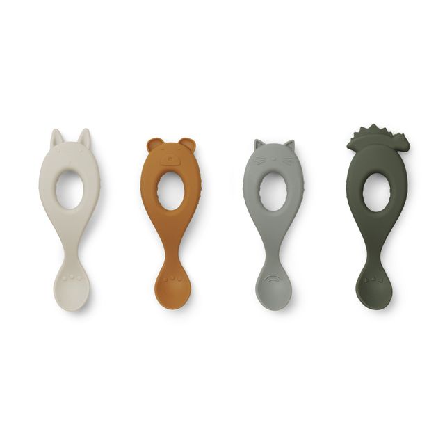 Product Image for Liewood  Liva Silikonsked 4-pack, Hunter Green Mix - BabyWorld