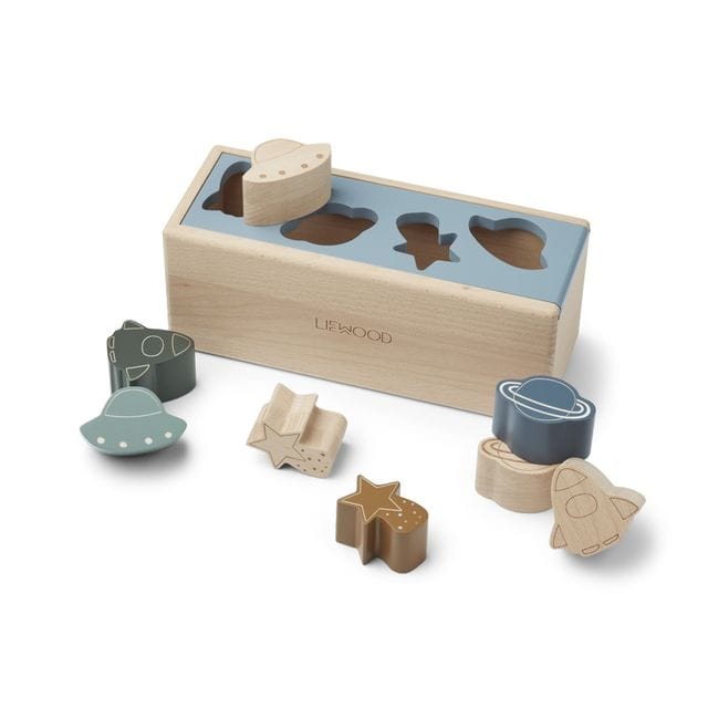 Midas Puzzle Box - Space Blue Fog Multi Liewood