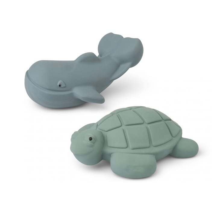 Ned Badleksaker 2-pack - Peppermint/Whale Blue Mix Liewood