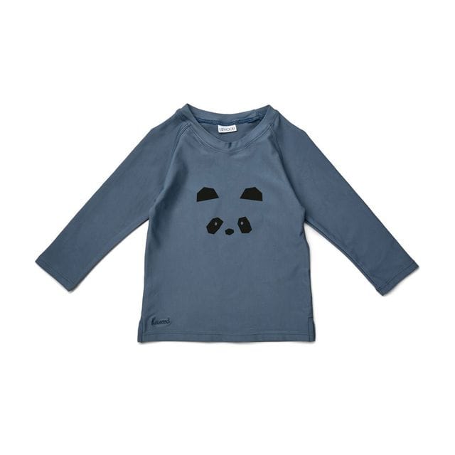 Noah Badtröja Blue Wave Panda Liewood
