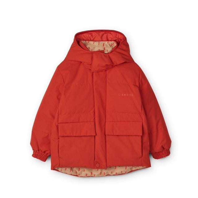 Paloma Puffer Jacka - Graphic Stroke/Tuscany Rose Liewood
