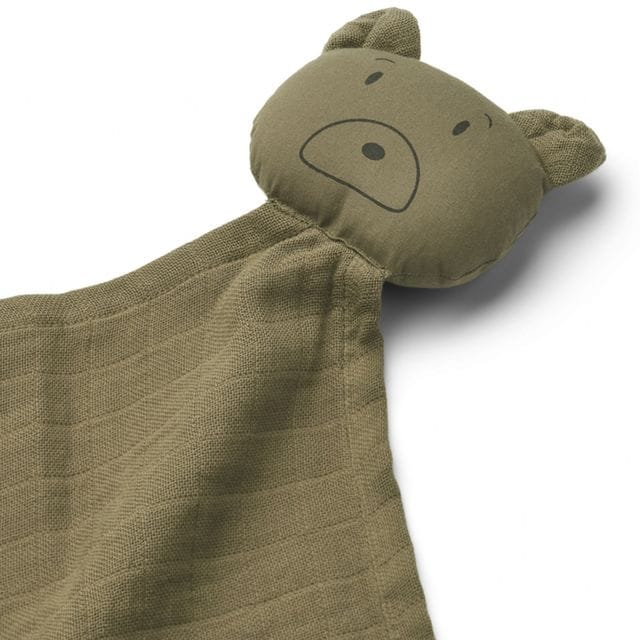 Robbie Multi Muslinfilt - Mr Bear Khaki Liewood