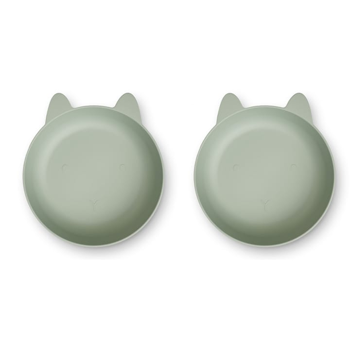 Solina Skålar 2-pack - Rabbit Dusty Mint Liewood
