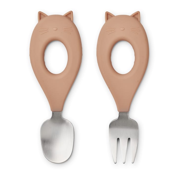Stanley Baby Bestickset - Cat/Tuscany Rose Liewood