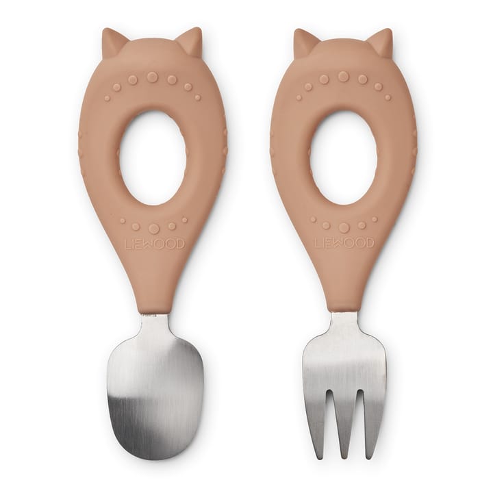 Stanley Baby Bestickset - Cat/Tuscany Rose Liewood