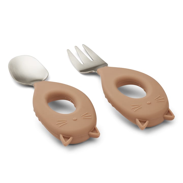 Stanley Baby Bestickset - Cat/Tuscany Rose Liewood