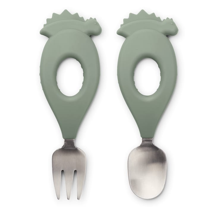 Stanley Baby Bestickset - Dino/Faune Green