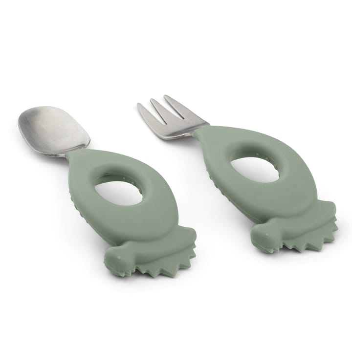 Stanley Baby Bestickset - Dino/Faune Green Liewood